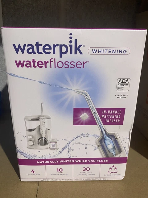 Flosser de agua blanqueadora Waterpik WF-06 W010