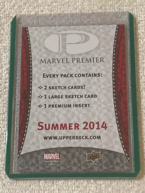 2014 Upper Deck Marvel Premier Trading Cards Promo 2