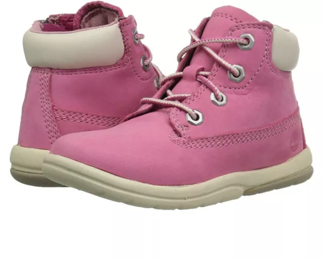 Timberland Infant Girls Toddle Tracks 6-Zoll-Stiefel Fuchsia Rose