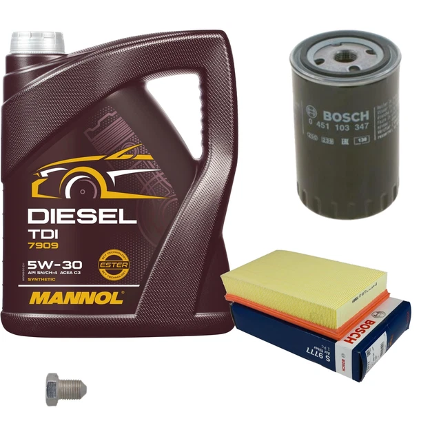 FILTRO OLIO MANN+5L Castrol Edge 5W-30Ll Per Vw Passat 32 33 1.3-1.6 73-80 EUR 87,30 - IT