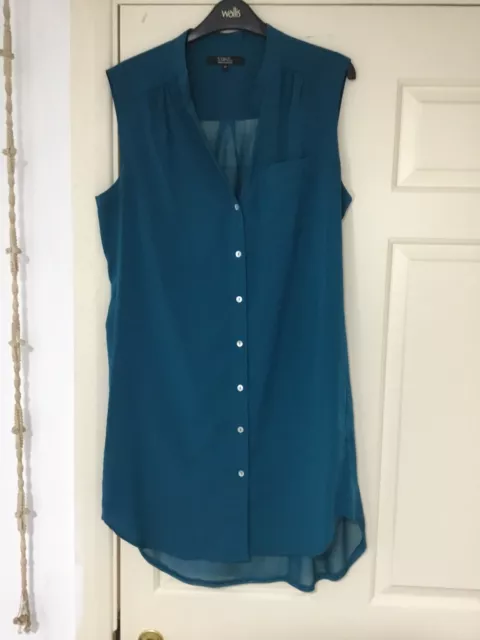 Julien Macdonald Green Sleeveless Tunic - Size 14 STAR Designers at Debenhams