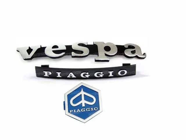 Vespa Piaggio Horncast Protezione Gambe Distintivo Emblema Kit Vespa Px LML