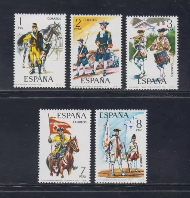 Spain (1974) Series Full edifil 2197/01 Stamps New Stamp Hinges MNH