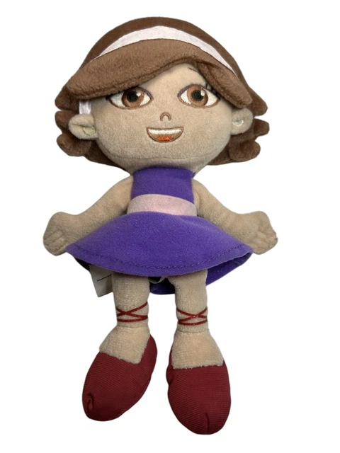 DISNEY JR. LITTLE Einsteins June Plush Beanz 9" Doll Stuffed Toy Girl ...