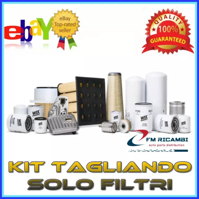 KIT TAGLIANDO SOLO FILTRI CITROEN C4 PICASSO I 1.6HDI 80Kw DAL 2007 AL 2012