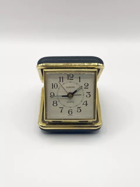 Magnifique Réveil De Poche De La Marque Europa Quartz - Horloge De Table