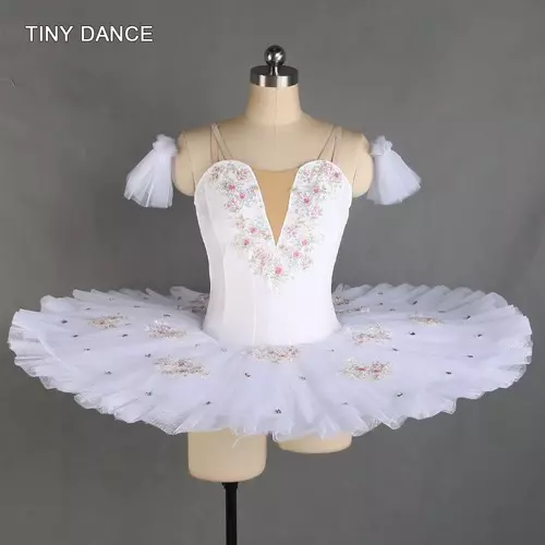 Professional Ballet Costume White Ballet Tutus  Performance Tutu Platter Skirts