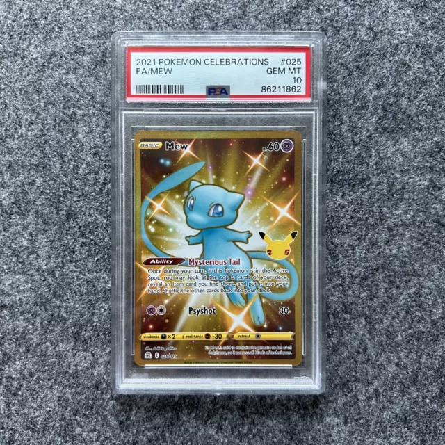 PSA 10 Mew 025/025 - RARE HOLO - POKEMON CELEBRATIONS - ENG - Pokemon TCG #4