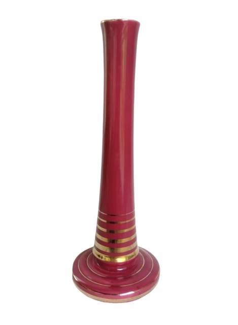 Ancien vase Digoin Sarreguemines soliflore style art déco