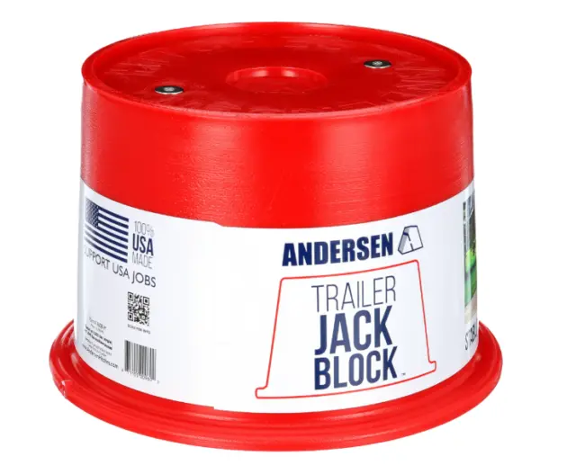 Andersen Manufacturing Trailer Jack Block with Magnets 3608 Durable Resists Dirt