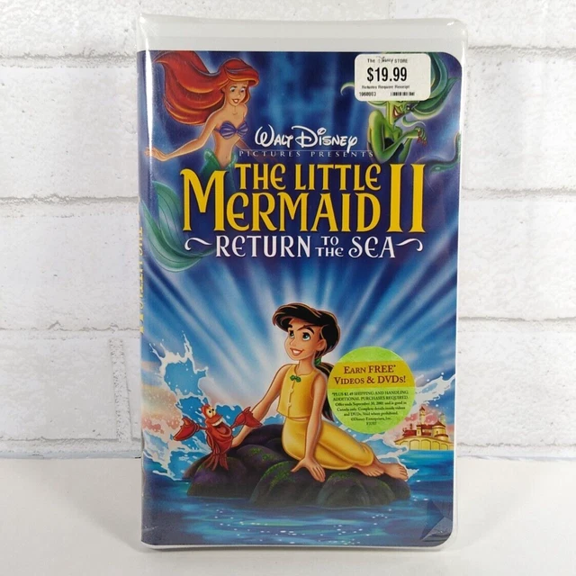 VINTAGE THE LITTLE Mermaid 2 Return to the Sea Disney VHS $14.99 ...