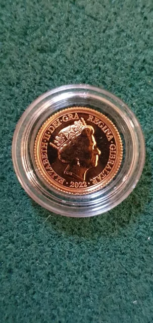 Gold Quarter Sovereign 2022