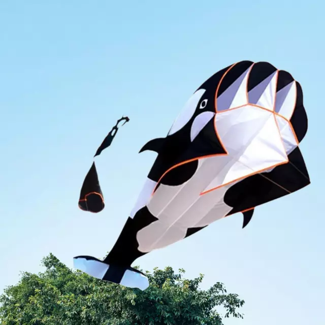Large 3D Dolphin Kites Fly Childhood High Beach Kite for Beach Outdoor Adult