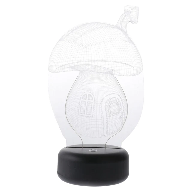 1PC LED ILLUSION Lamp Nursery Night Light Bedside Table Lamps 3d