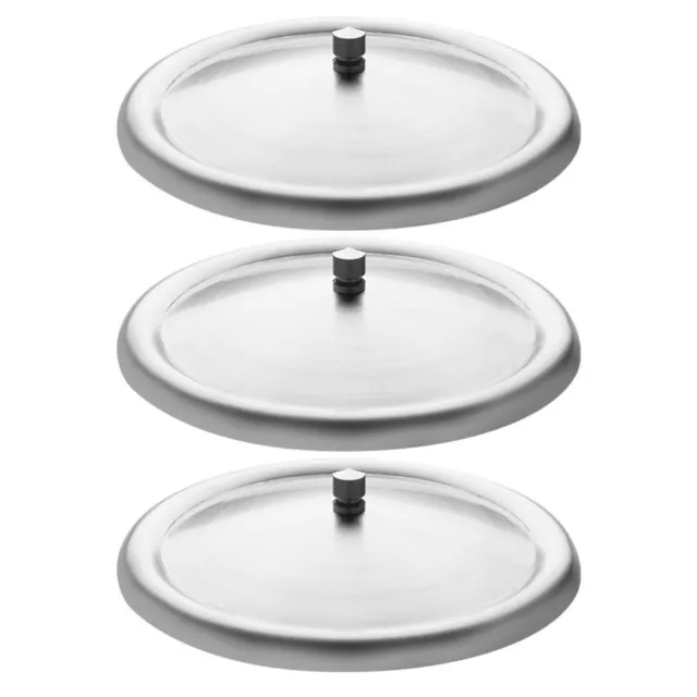 3 Pcs Coperchio in Acciaio Inossidabile Della Tazza Bicchiere Viaggio