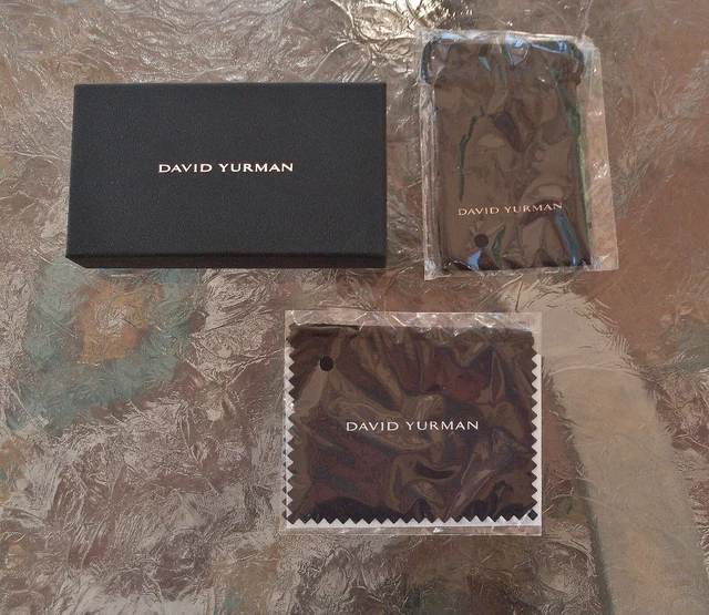 David Yurman Empty Multi-Purpose Gift Box w/Pouch and Polishing Cloth