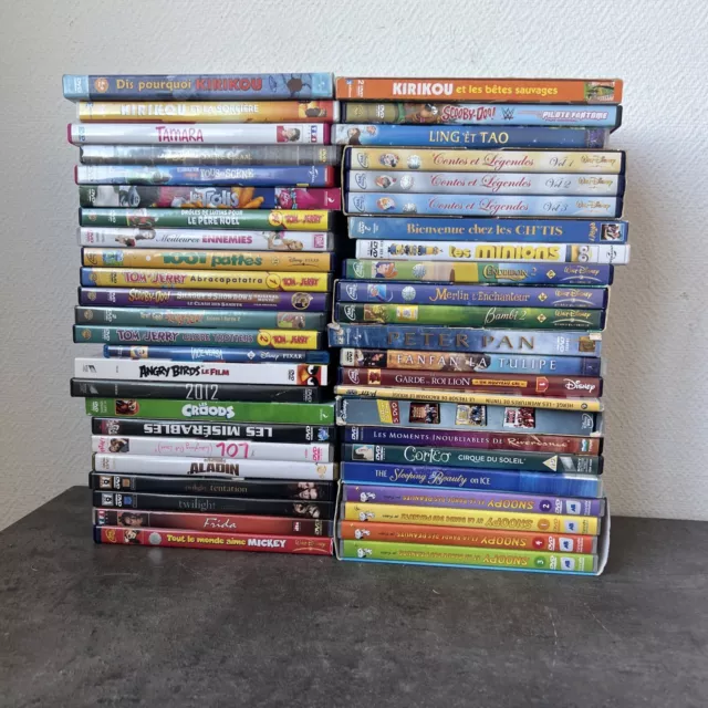 Lot De 47 DVD Disney Et Autres  Enfants