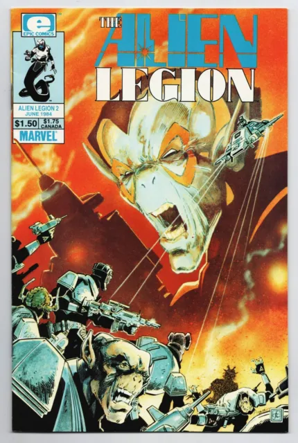 Alien Legion #2 Stargrind Company | Harkilons (Epic/Marvel, 1984) FN/VF