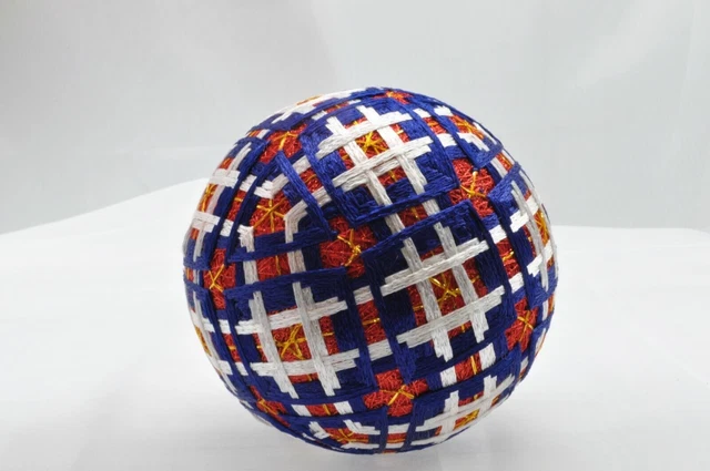 Boule de main traditionnelle japonaise Temari faite à la main 10,0㎝ 3,93...