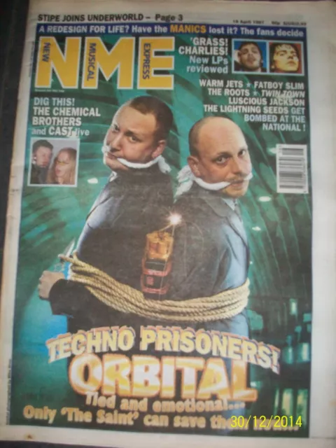 NEW MUSICAL EXPRESS NME 19 APRIL 1997 ORBITAL The Chemical Brothers Cast Roots