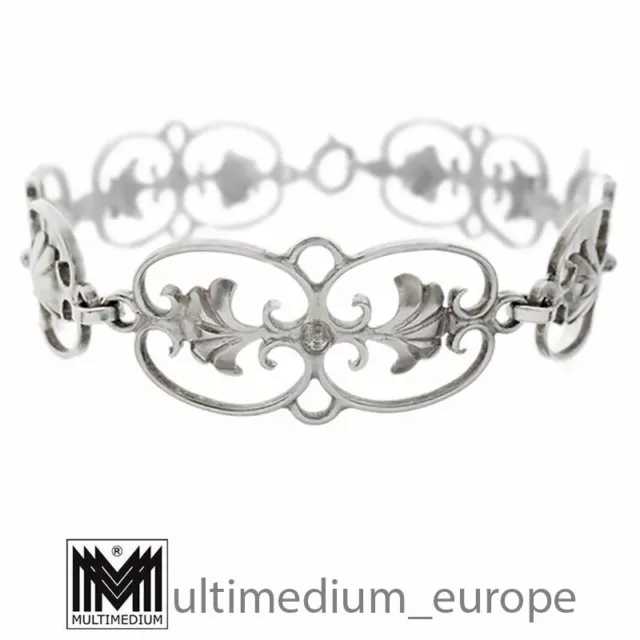 Jugendstil 800er Silber Armband filigran 800 silver filigree bracelet