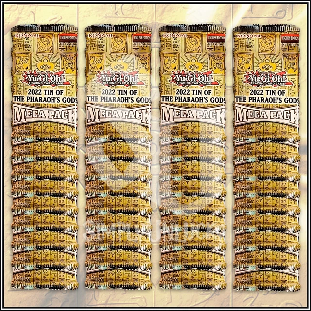 Boîte 2022 Des Dieux Du Pharaon Yu-Gi-Oh! MP22 - 3 Méga-Packs Avec Cartes Prismatiques