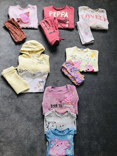 ❤️Large Beautiful Peppa Pig Character Tracksuits Outfits Bundle 3-4/4-5 Years❤️