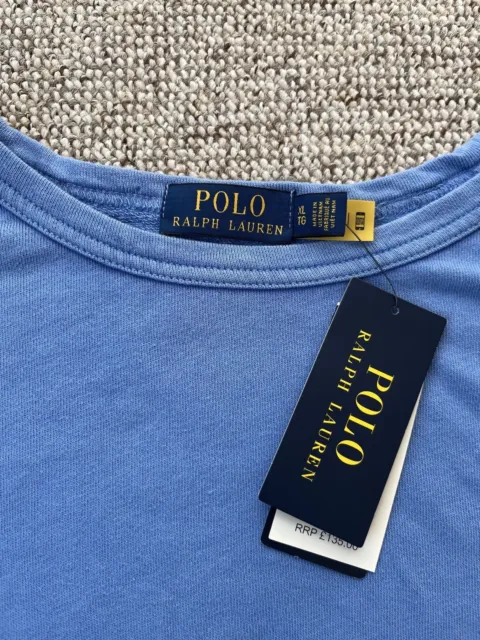 Ralph Lauren Polo blauer Pullover Herren Größe XL BRANDNEU MIT ETIKETT UVP £135 Langarm 3