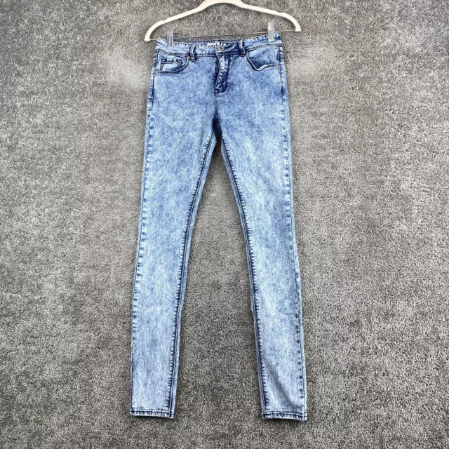Bullhead Denim Co High Rise Jegging Jeans Women's Size 3 Blue Acid Wash 5-Pocket