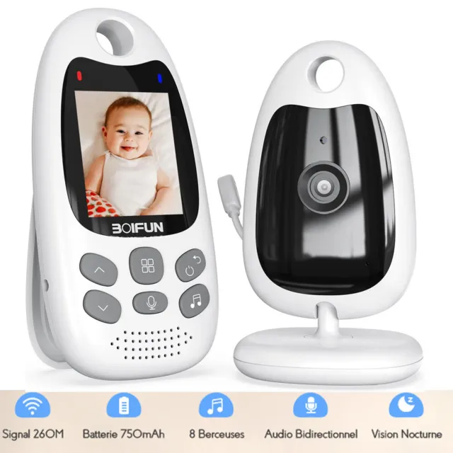 2" Babyphone mit Kamera Video Baby Monitor Gegensprechfunktion Nachtsicht VOX