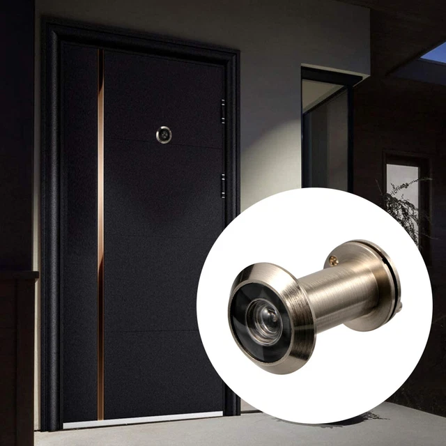 Spioncino porta tutto bronzo con protezione antifurto copertura spia porta foro di visualizzazione