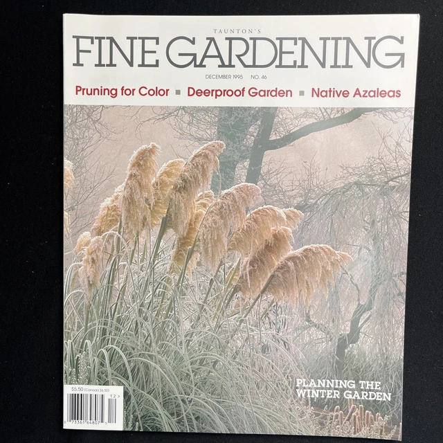 Taunton's Fine Gardening Dec 1995 No 46 Summer Color Roses Wisteria Ground Co