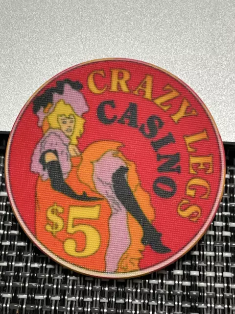 $5 Crazy Legs Casino Chip Poker Chip Chipco Home Game Chip