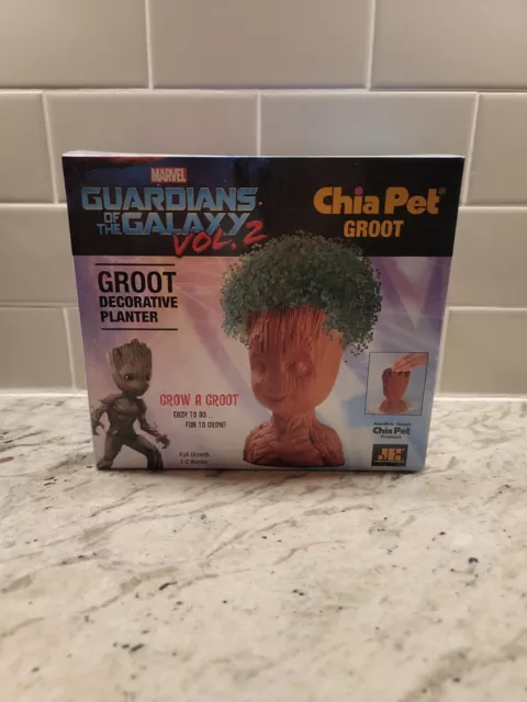 Marvel Groot Chia Pet Planter Guardians of the Galaxy Potted Decorative *New*