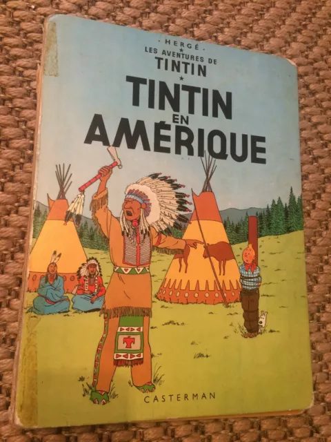 BD TINTIN "Tintin en Amérique"  ancienne édition