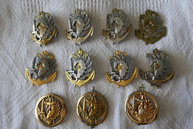 Pince Cravate Parachutiste - Insigne Style Béret Militaire En Métal - Accessoire Élégant
