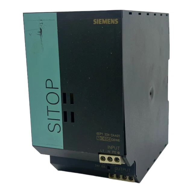 Siemens 6EP1334-2AA01 Alimentation Inp : 120/230V AC 2,4A/4.1A Out: 24V Dc 10A