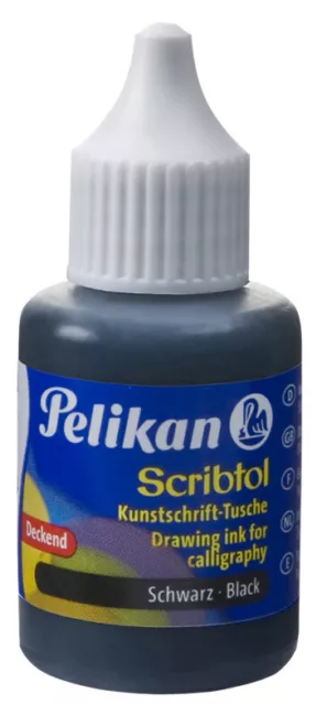 Pelikan Kunstschrift Tusche Scribtol Inhalt: 30 ml schwarz