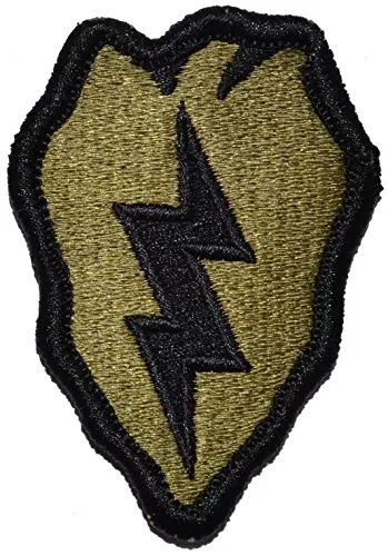 25th Infantry Division Multicam OCP Scorpion Camo Hook Fastener Patch Made USA