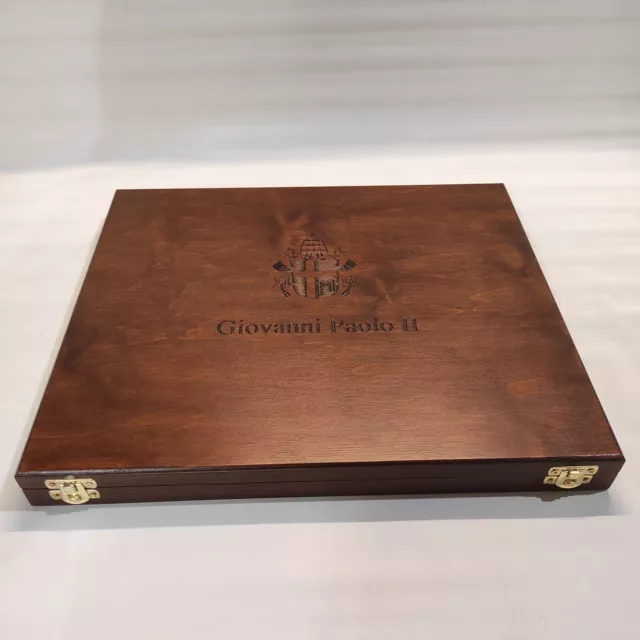 Coffret pour Monnaies, Médailles Pape Jean Paul II