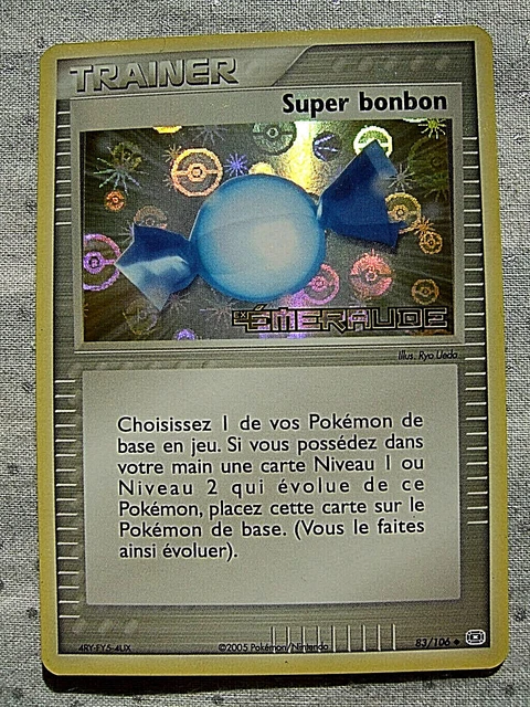 cartes pokemon   EMERAUDE  au choix : INTROUVABLE, Rare, Holo, INV ...