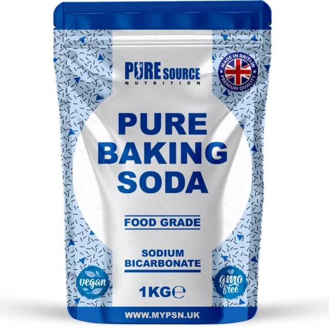 Pure Baking Soda Sodium Bicarbonate Food Grade Bi Carb Fine Powder 1kg|3kg|5kg|