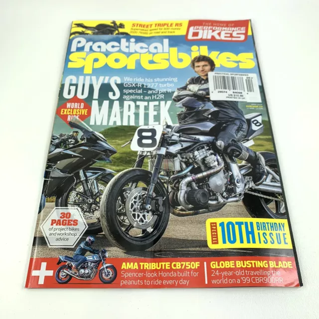 Practical Sportsbikes April 2020 Magazine New Martek Honda UK