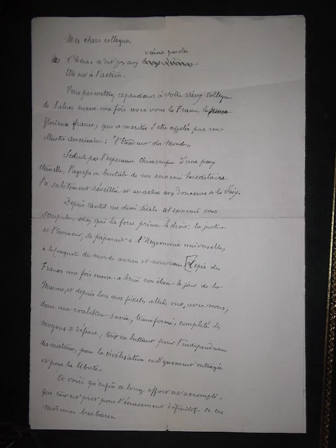 BARON ARMAND DE Mackau 18321918 député sous Napoléon III GRAVURE 1883