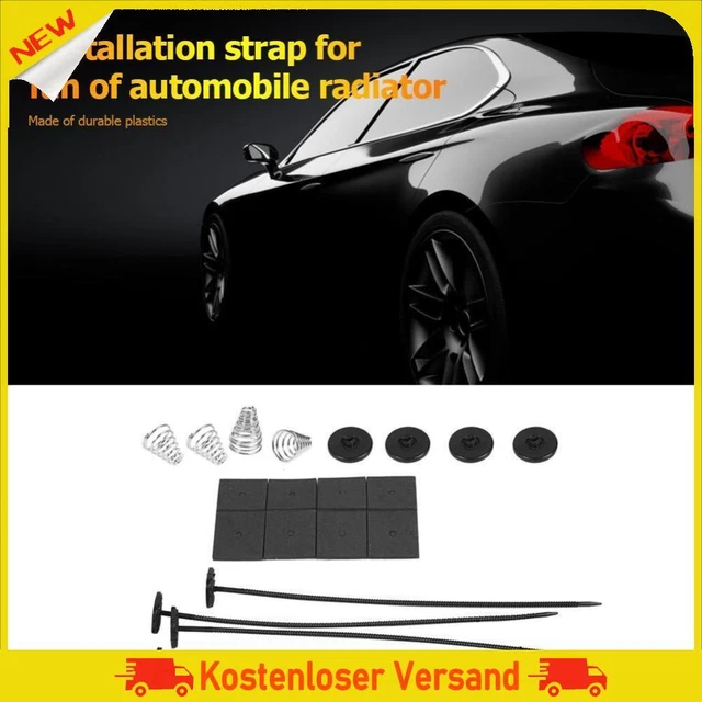 1 Set Universal Car Electric Radiator Cooling Fan Mount Fitting Kit Ties Straps
