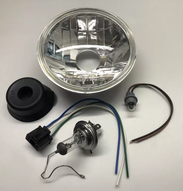 H4 Klarglas Reflektor 12V Halogen Scheinwerfer Simson S50 S51 S70 KR51 Schwalbe