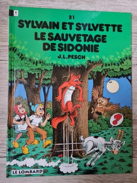 bd Sylvain et Sylvette  N°21   Le sauvetage de Sidonie  - 1995 - j.l.Pesch