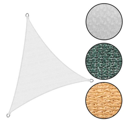 Vela Ombreggiante 3x4m - Tenda Parasole UV 90% HDPE Per Giardino, Patio, Esterno - Foto 8