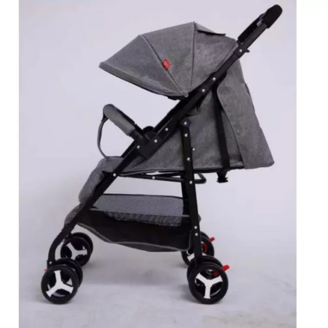 Pram Newborn Baby Reversible Buggy Set Travel System with Seat Folding Pushchair