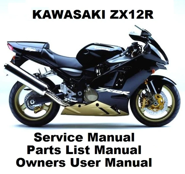 ZX12R NINJA - Workshop Service Repair Owners Parts Manual in PDF files ZX 1200